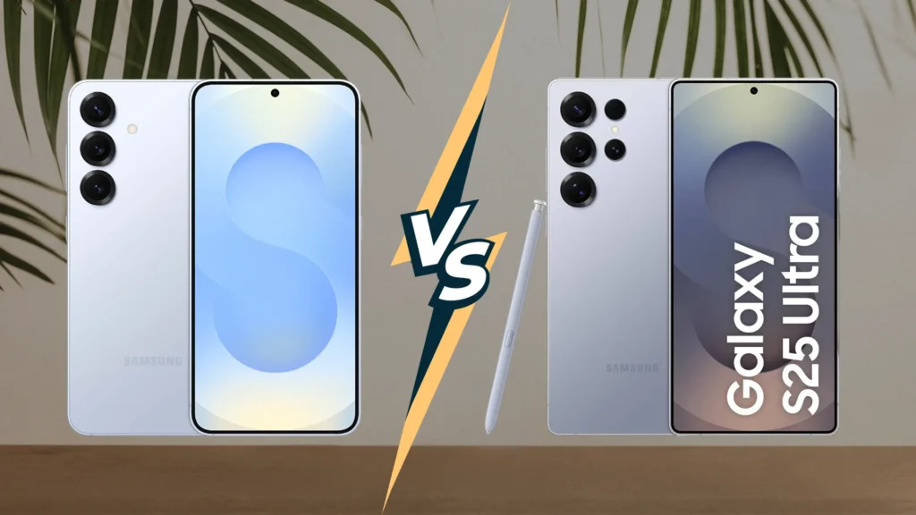 Comparativo Samsung Galaxy S25 Ultra vs Samsung Galaxy S25
