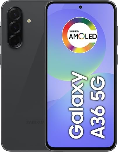 Celular Samsung Galaxy A36 5G 128GB, 6GB RAM, Câmera 50MP, IP67, Super AMOLED 6.7", Recursos AI, Violeta